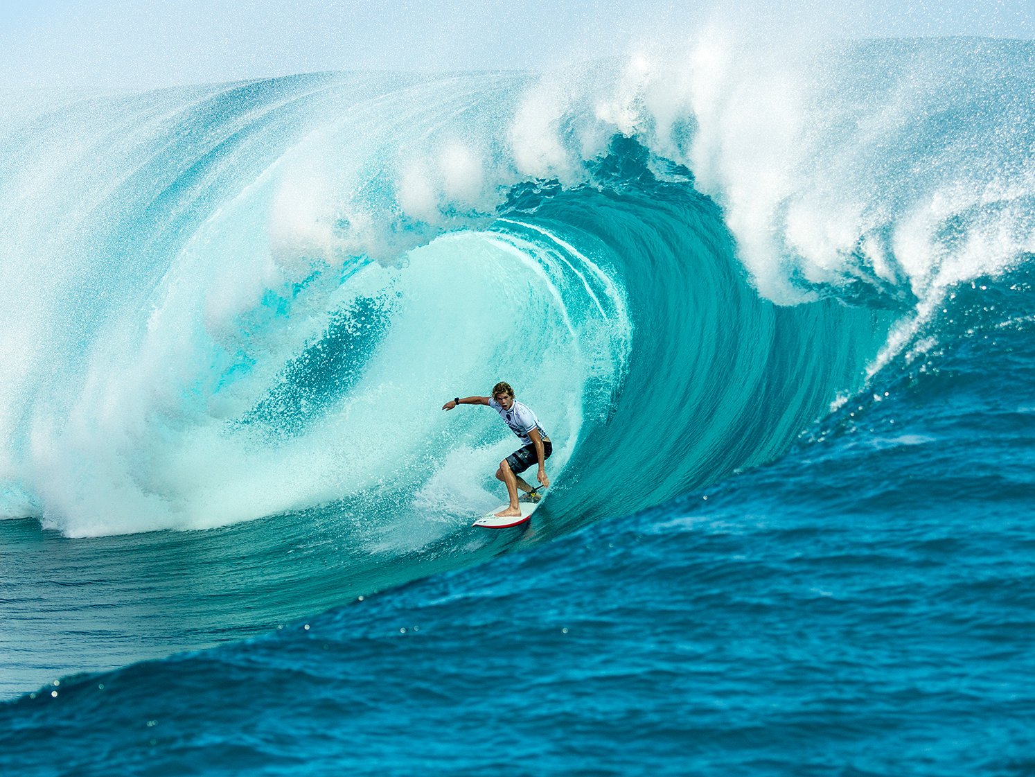Enfoque ganador en surf