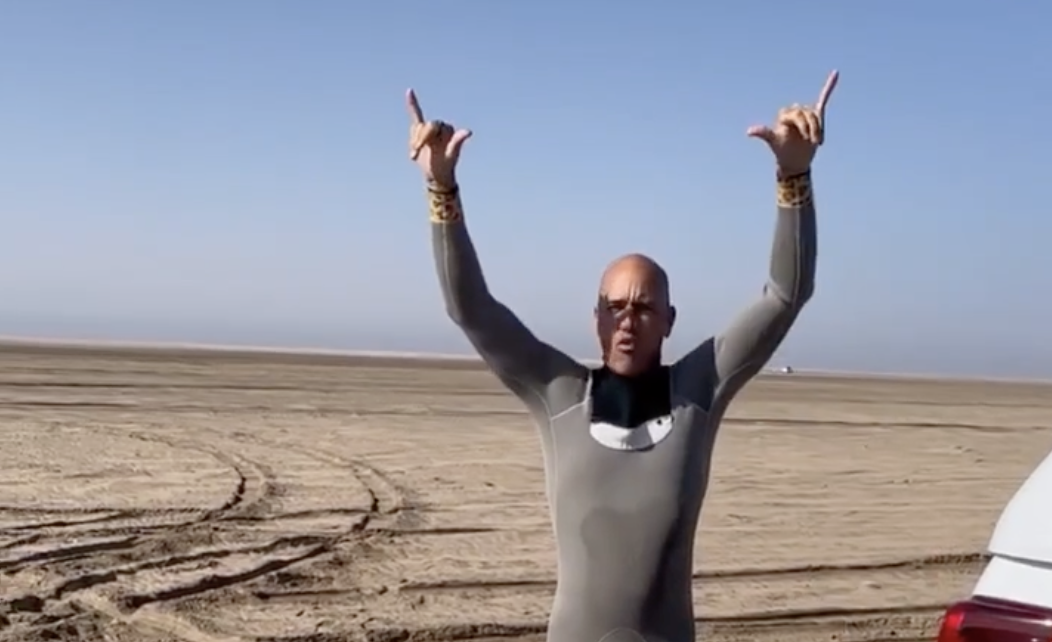 La primera vez de Kelly Slater en Skeleton Bay DUKE